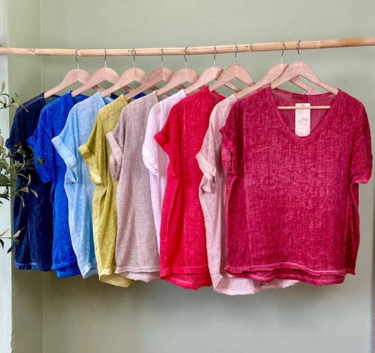 Suzanne Tee- Vneck