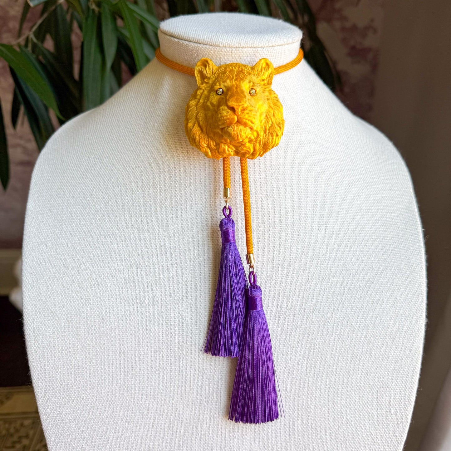 Tiger Bolo Gold with Golden Yellow & Deep Purple