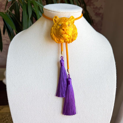 Tiger Bolo Gold with Golden Yellow & Deep Purple