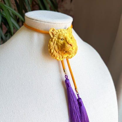 Tiger Bolo Gold with Golden Yellow & Deep Purple