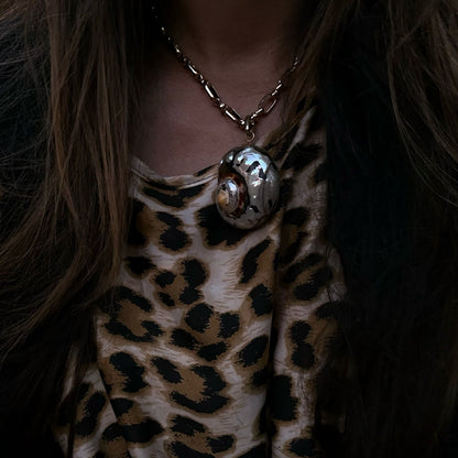 Tori Shell Gold Link Necklace