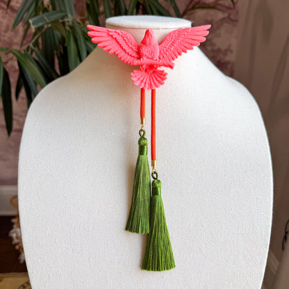 Eagle Bolo Flamingo Pink with Solar Orange & Olive