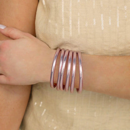 Ice Rose All Weather Bangles Set of 6