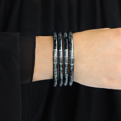 KOI Shadow All Weather Bangles Set of 4 PREORDER Medium
