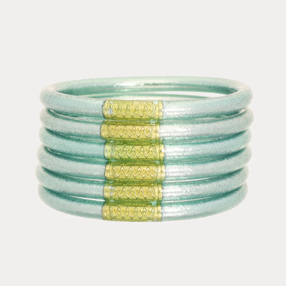 Mint All Weather Bangles Set of 6
