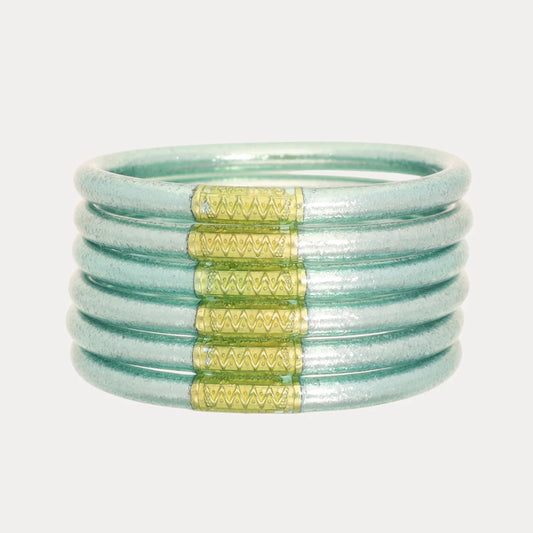 Mint All Weather Bangles Set of 6