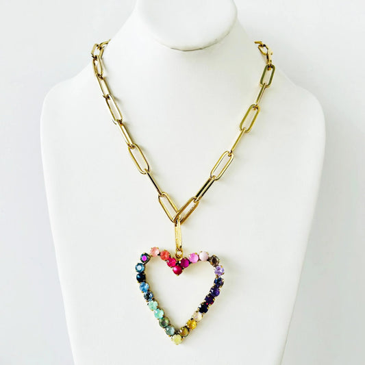 POP Heart Necklace - Fairy Dust