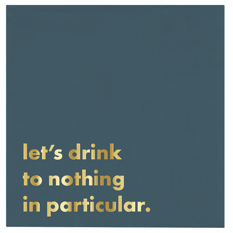 Ceramic Napkin Tray + Napkins - Let's Drink PREORDER EARLY FEB