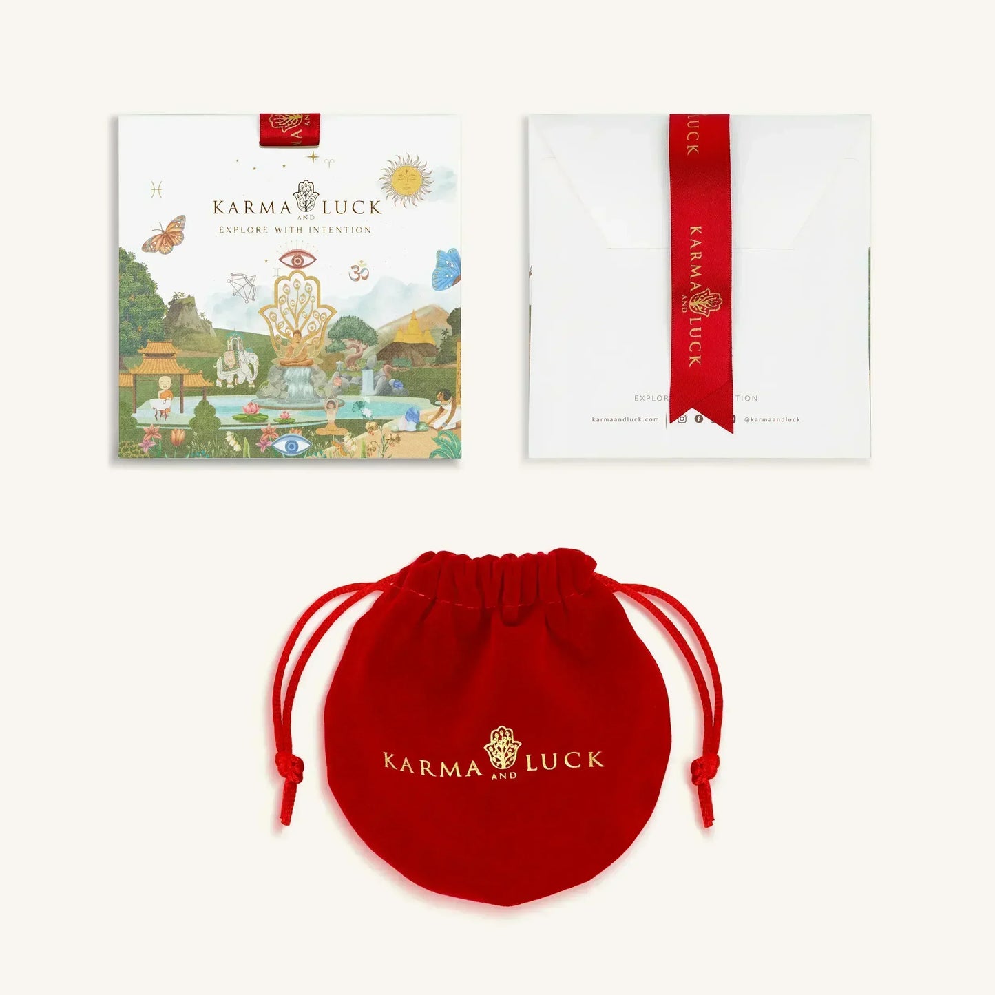 Universal Harmony Turquoise Evil Eye Red String Bracelet