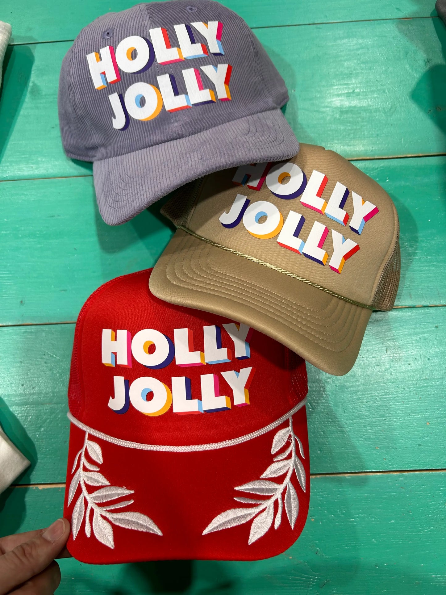 Retro Holly Jolly Trucker