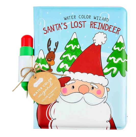 Water-Color Wizard Santa Book