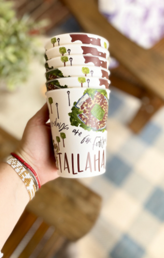 Tallahassee Reusable Cups-Set of 6