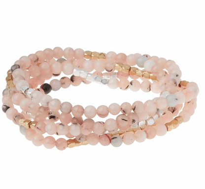 Stone Wrap: Morganite/Black Tourmaline - Stones of Divine Love & Protection