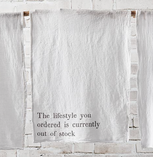 Lifestyle Ordered is Out of Stock Tea Towel