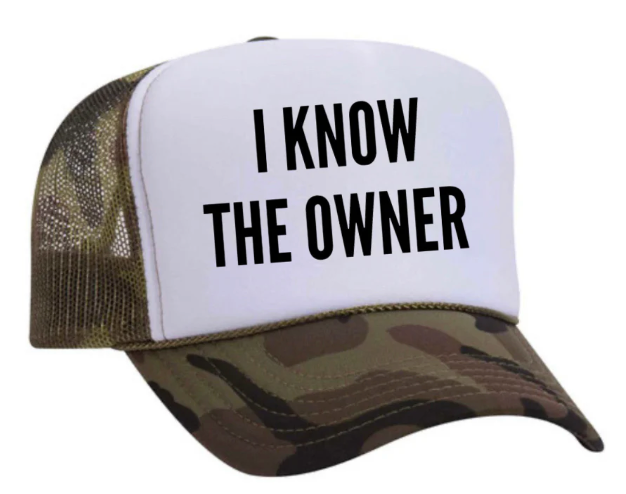 I know the Owner Hat *Multiple Colors * Presell