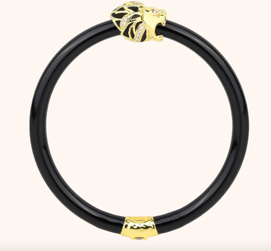 Fauna Lion All Weather Bangle® (AWB®) - Black