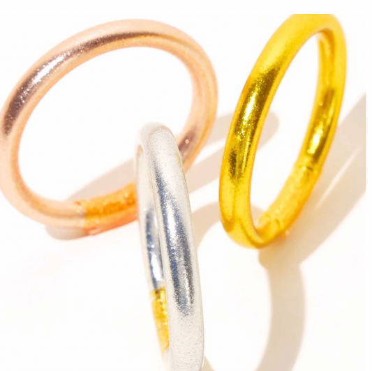 PREORDER Gold Tzubbie All Weather Bangle® (AWB®) - Serenity Prayer