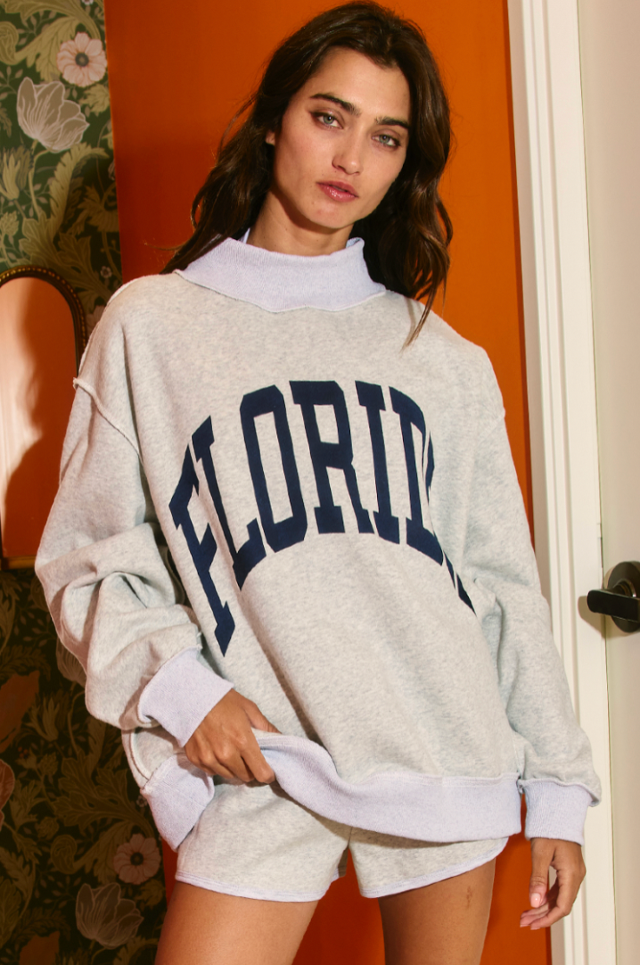 Florida Reversible Mock Neck- September PREORDER