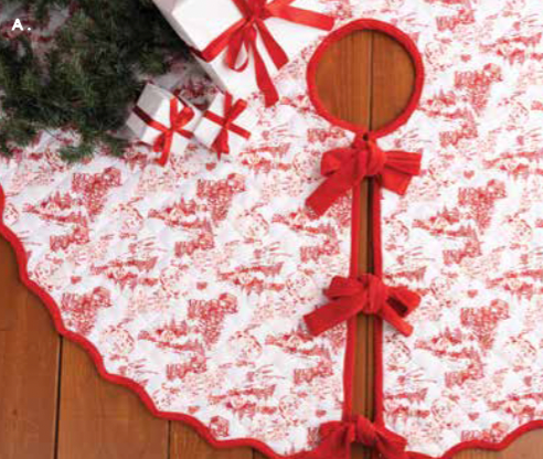 Quilted Tree Skirt *FINAL SALE