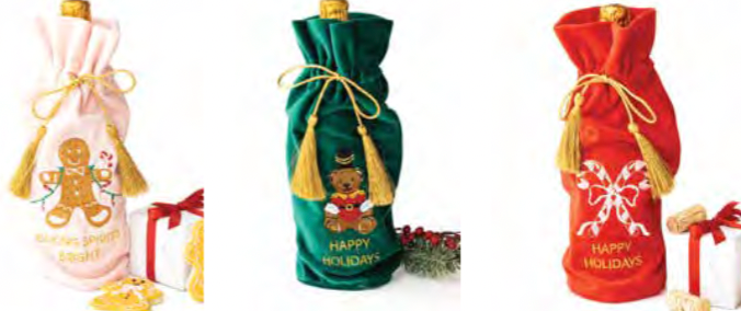 Velvet Wine Bags