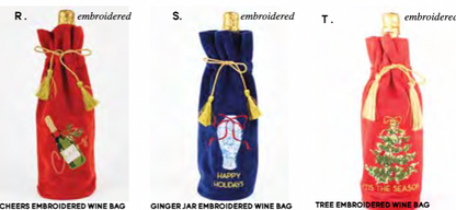 Velvet Wine Bags