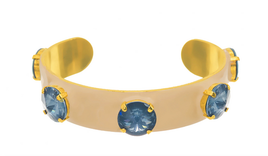 Linsey Cuff in Midnight Express- Latte- PREORDER