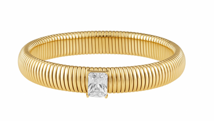 Serenity CZ Gold Bracelet
