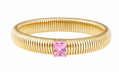 Serenity CZ Gold Bracelet