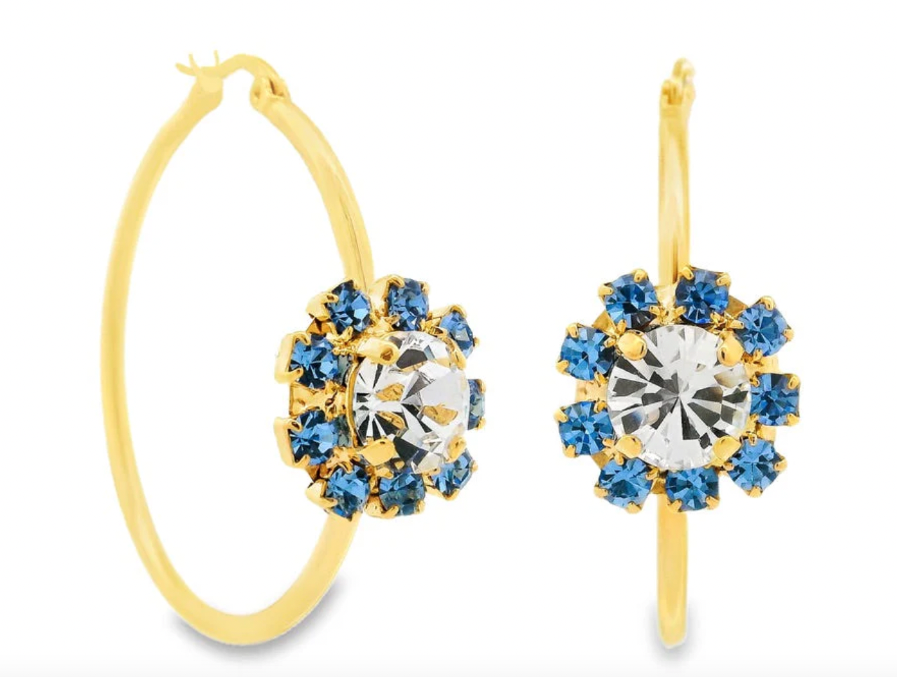 Mini Bianca Hoops in Fairy Dust