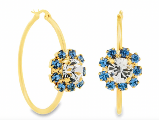 Mini Bianca Hoops in Fairy Dust