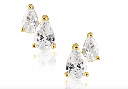 Harmony Mini Pear Studs