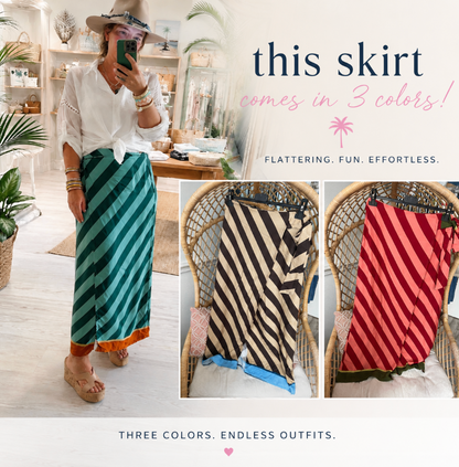 Ericka Skirt in Coral