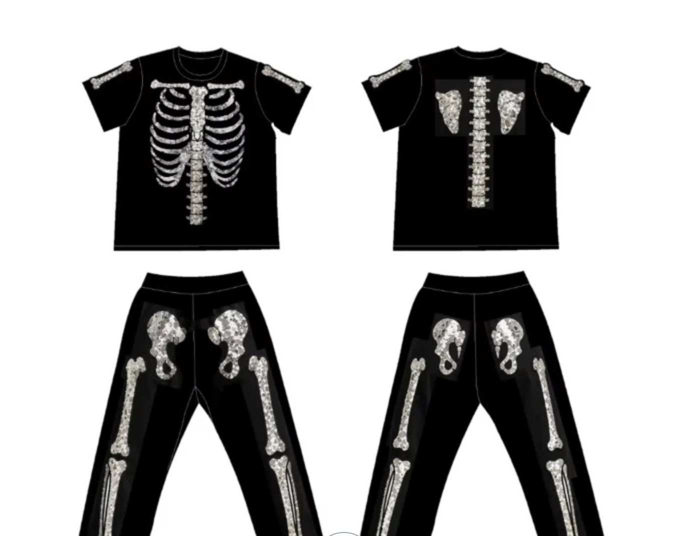 Sparkle skelly chic sequin set | PREORDER