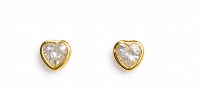Poppy Mini Heart Earrings
