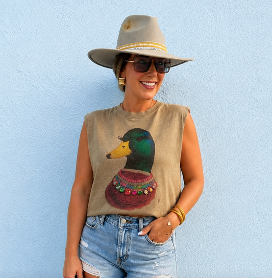 Duck W "real" Bling On PREORDER -HANDMADE (OCT DELIVERY)