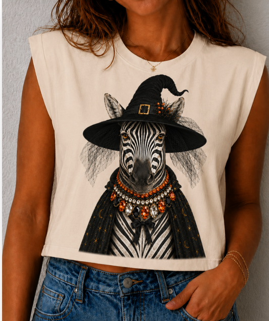 Halloween Zebra W "real" Bling PREORDER- HANDMADE (OCTOBER Delivery)