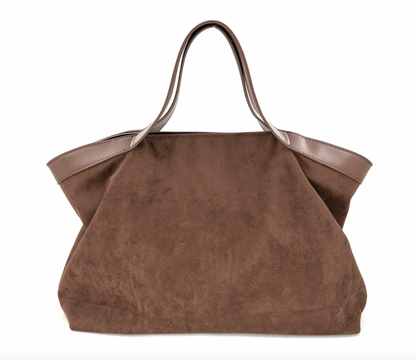 The Weekend Faux Suede Tote