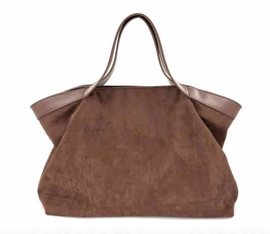 The Weekend Faux Suede Tote