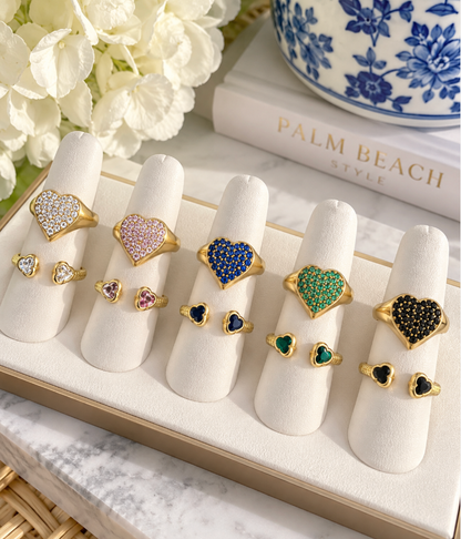 Polly Pinkie Rings Hearts