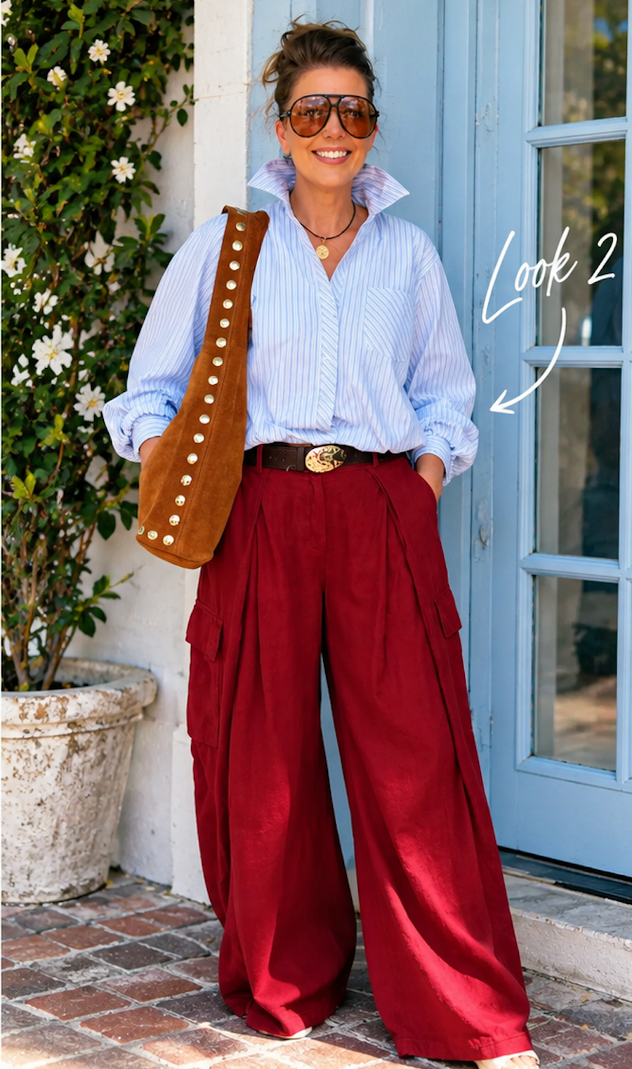 Linen Cargo Pants