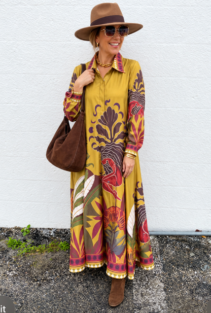 Sadie Dress MUSTARD