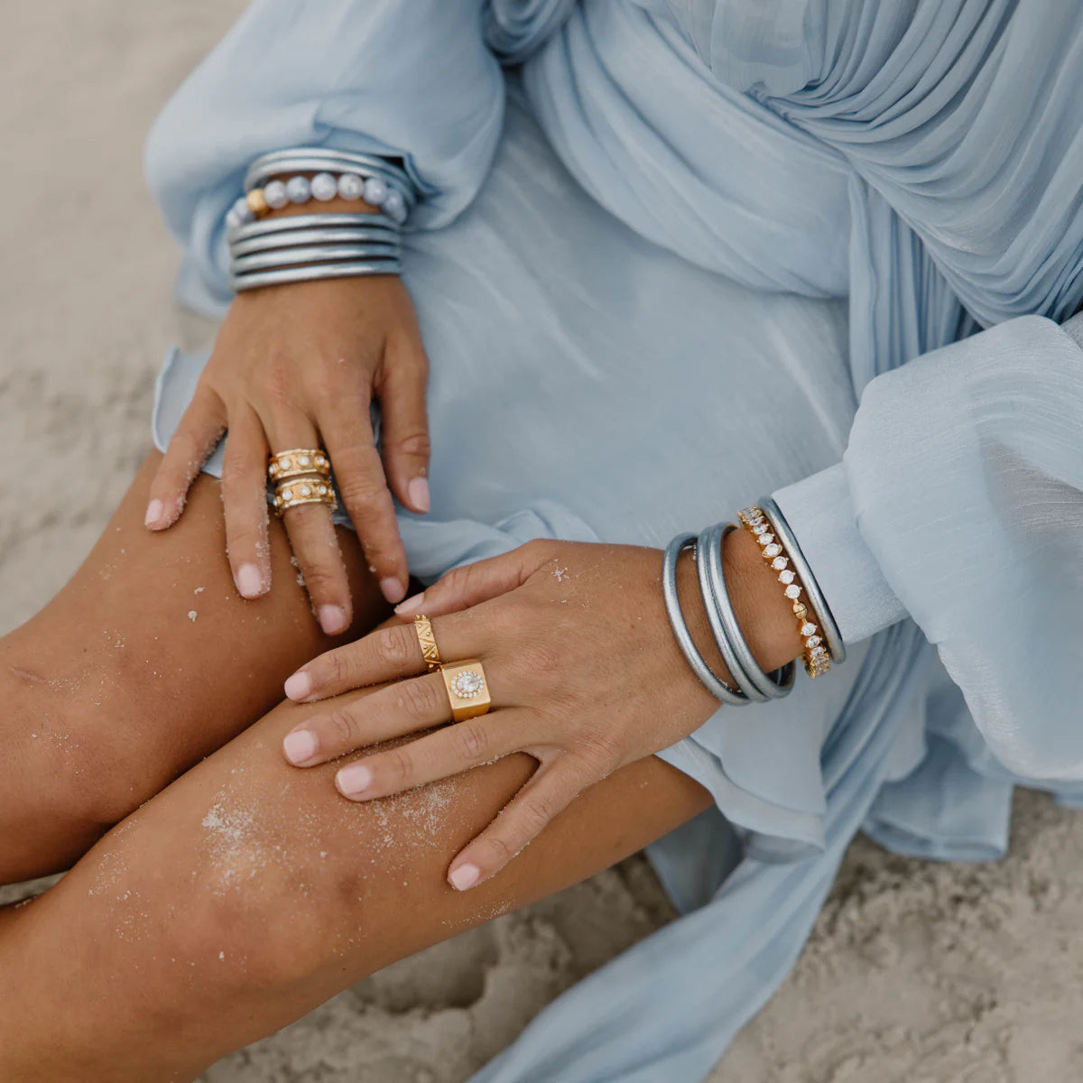 Celeste All Weather Bangles Set of 6
