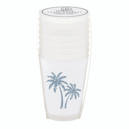 Frost Cups - Palm Tree - Set of 8 PREORDER EARLY FEB