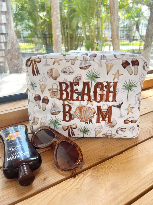 Beach Bum - Neutral Coastal Cocktail XL Bag