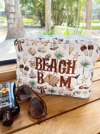 Beach Bum - Neutral Coastal Cocktail XL Bag