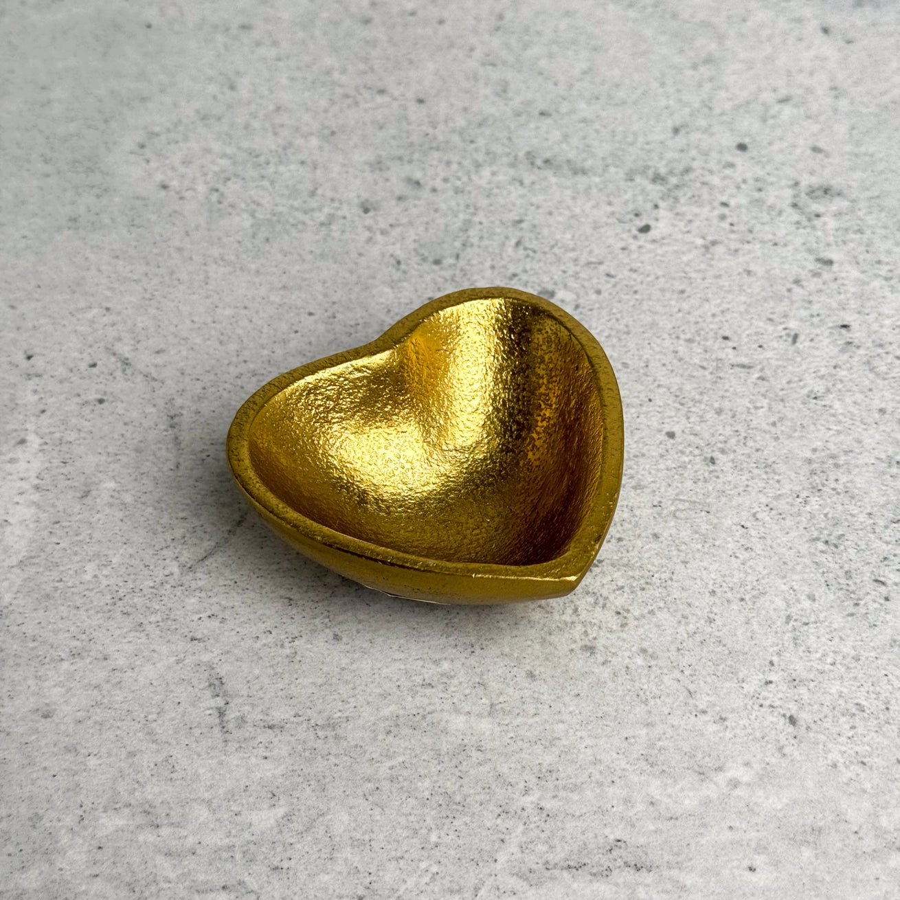 Textured Gold Heart Bowl Small - Preorder