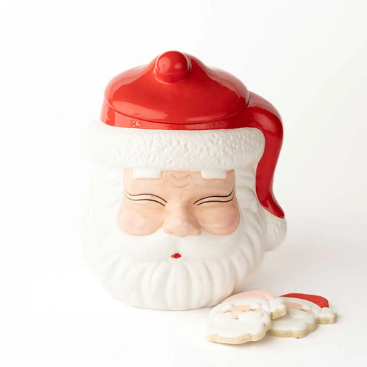 Large Red Santa Cookie Jar (3 Color Ways)