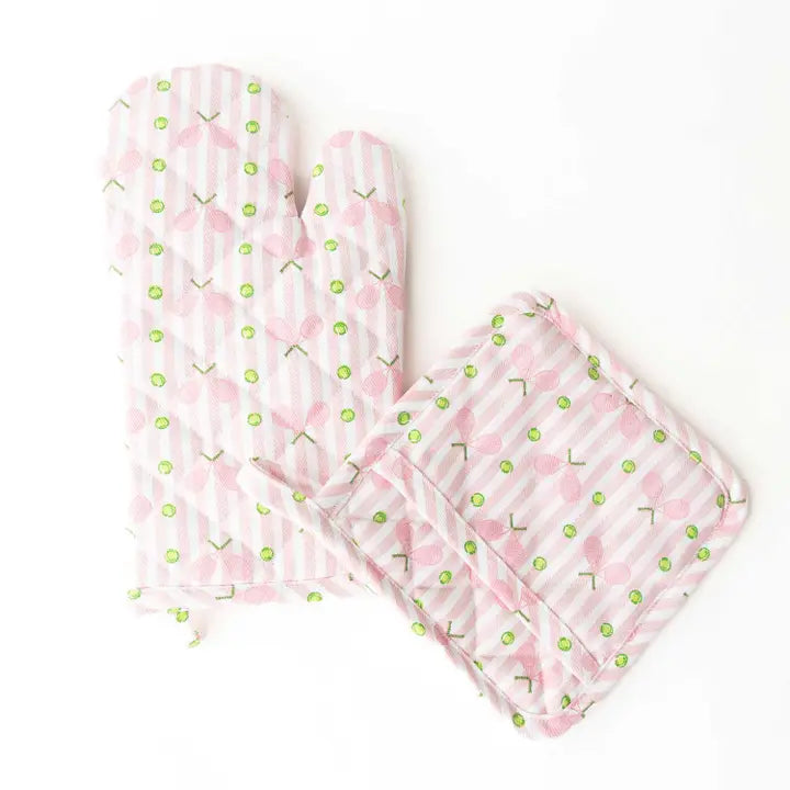 Pink Tennis Stripe Kitchen Goods