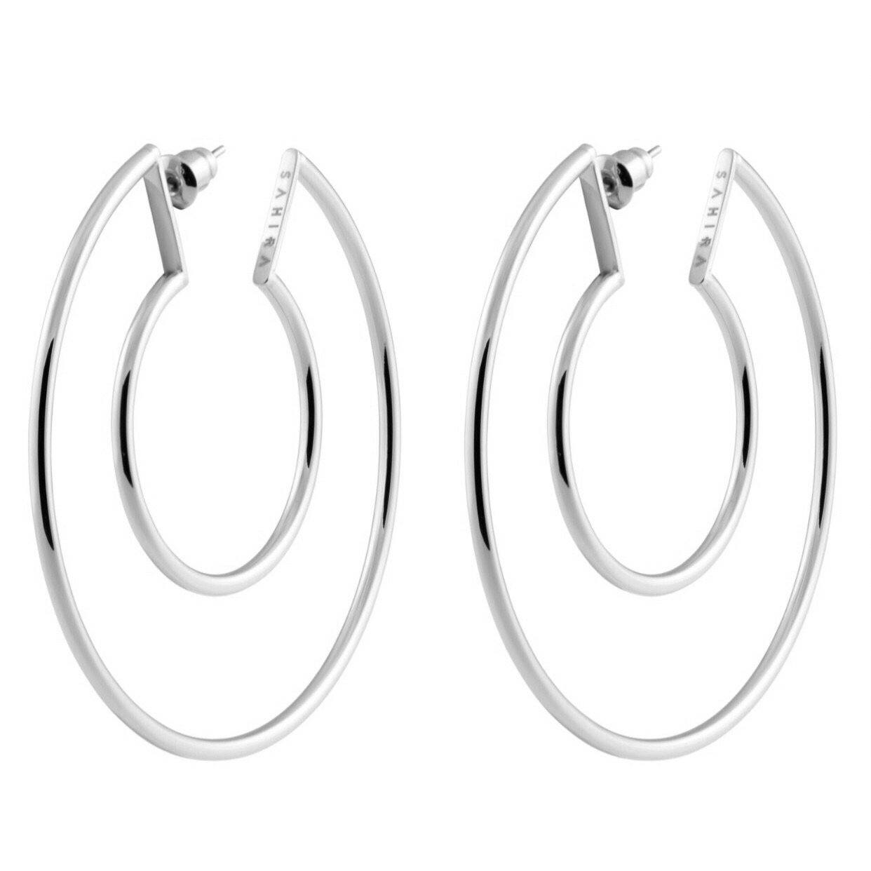Faye Cutout Hoops