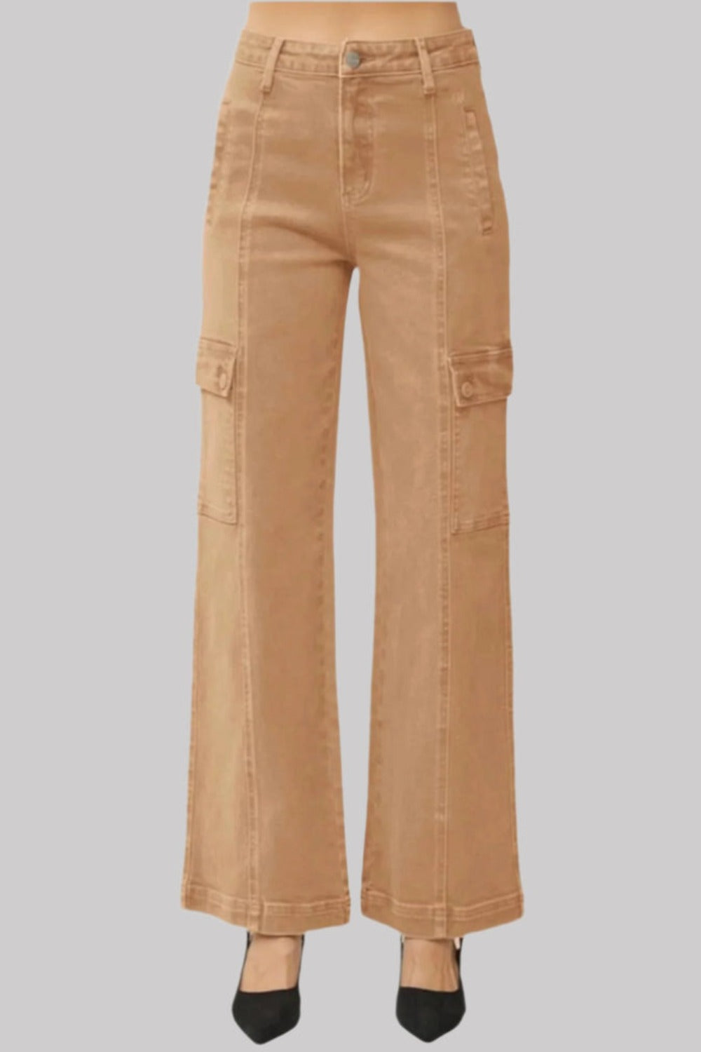 Wide Leg Cargo Jeans